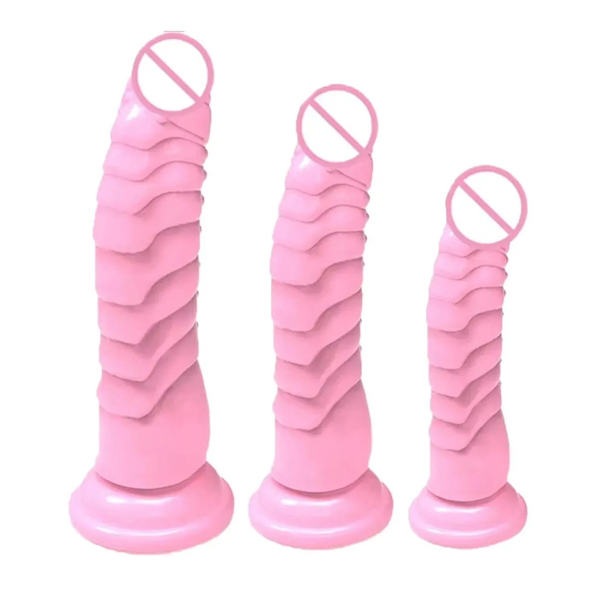 Realistico vibratore nero con forte base a ventosa, morbido giocattolo sessuale per pene per donne e uomini, giocattolo adulto vaginale anale a mani libere in M — image 2
