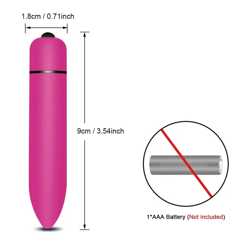Mini Size Bullet Vibrator Butt Plug for Men Women Anal Plug Beginner Battery Powered Prostate Massager for Gay Adult Sex Toy — image 9