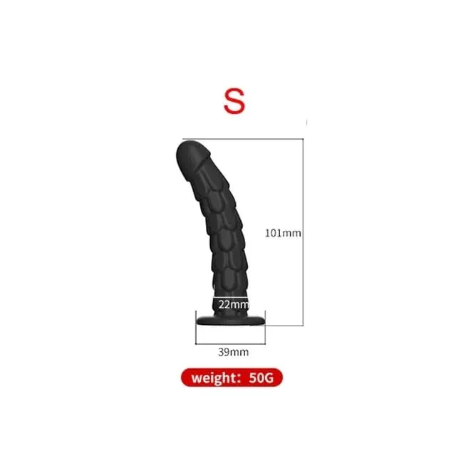 Silicone Dildo Anal Butt Plug with Sucker Prostate Massage Vagina G spot Stimulation Masturbation Adult Sex Toys for Women Men — image 7