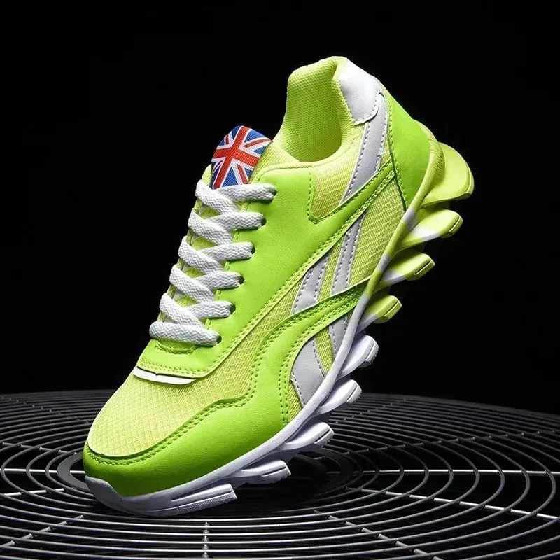 Brand Trend Size 38-48 Men's Wear-resistant Cushioning Thick-soled Fitness Sneakers Outdoor Breathable Running Shoes for Men — image 10