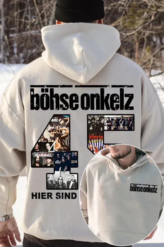 Böhse Onkelz Für Echte Fans Men's Hoodies Fleece Warm Autumn Winter Thick Pullover Oversized Y2k Tracksuit Male Coats Sweatshirt — image 19