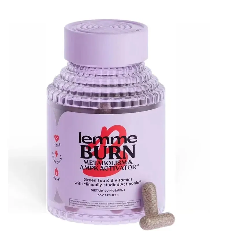 Metabolism Belly Fat Burning + AMPK Activating Supplement for Men & Women Gynostemma Green Tea Extract Vitamins B6 & B12 60pcs
