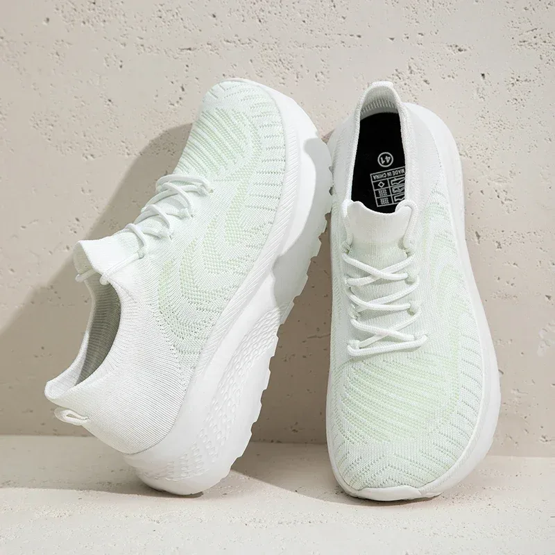 Unisex Men Sneakers Barefoot Casual Wide Last Fashionable Canvas Flat Board Shoe New Wide Toe Breathable Mesh Running Shoes — image 9