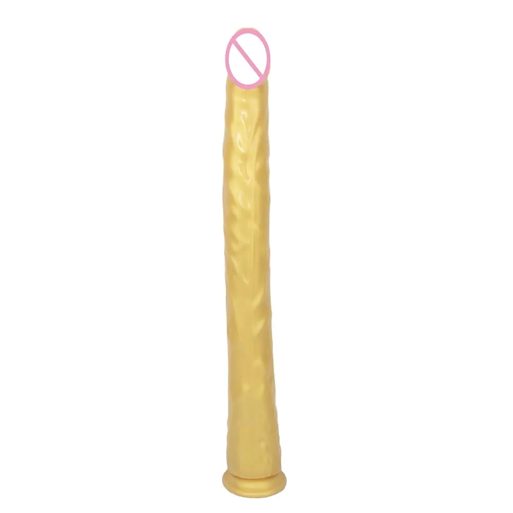 Extra Long Butt Plug Realistic Dildo Head Thread Silicone G-Spot Stimulator Vagina Masturbator Adult Sex Toys For Women Men Gay — image 1