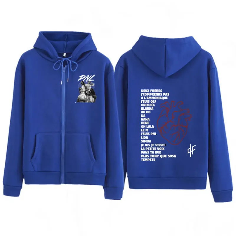 Rapper PLK Graphic Zipper Hoodies Men's Women Clothing Fashion Hip Hop Harajuku Oversized Zip Up Hoodie Sweatshirts Funny Wears — image 7