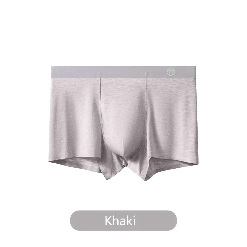 3pcs Bamboo Fiber Man Underwear Comfortable Breathable Men Boxers Regenerated Fibers Underpants L XL XXL 3XL 4XL Man Panties — image 3