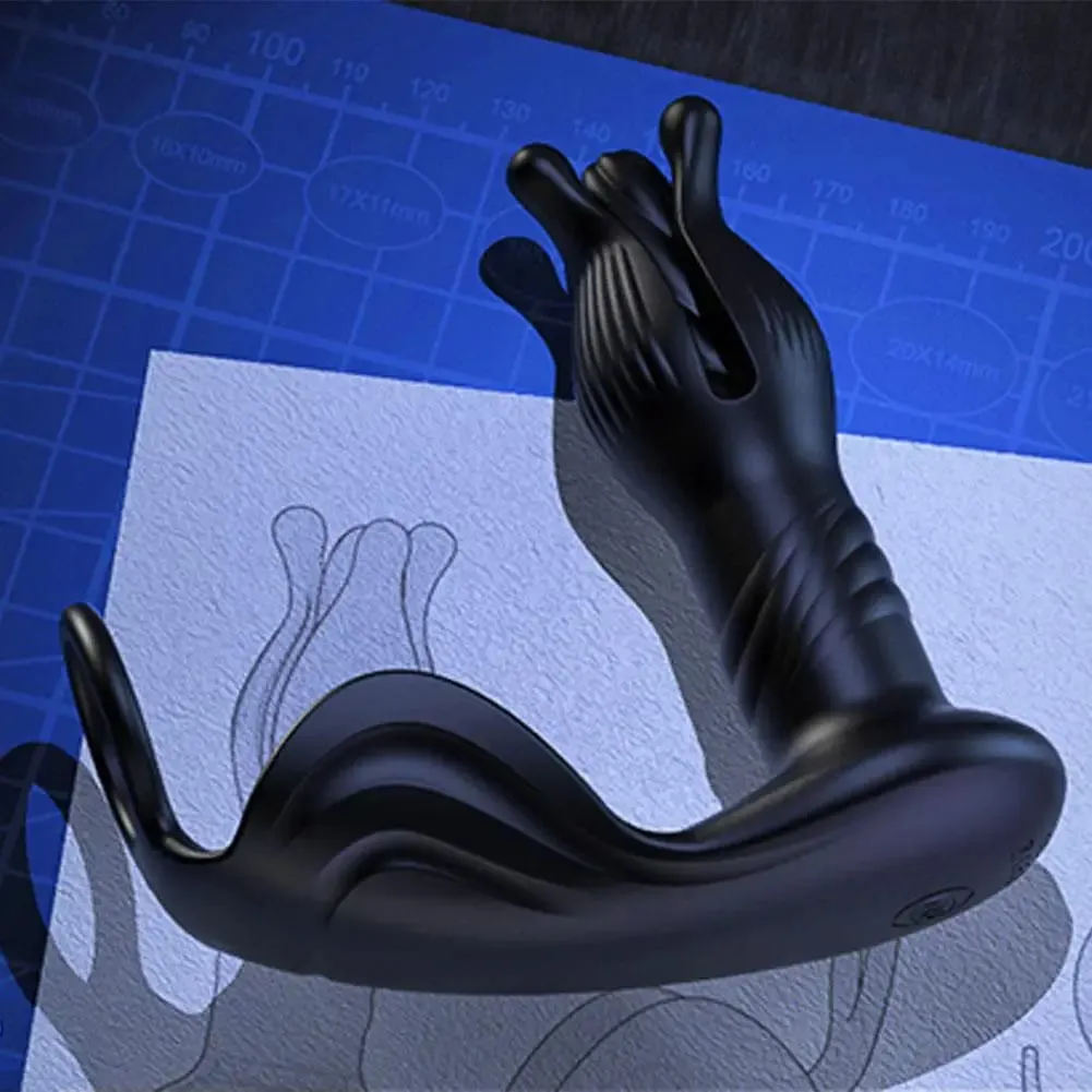 Prostate Massager Anal Plug 9 Tension Remote Control Retractable Backyard Prostate Anal Plug Automatic Multi-frequency Sex Toys — image 3