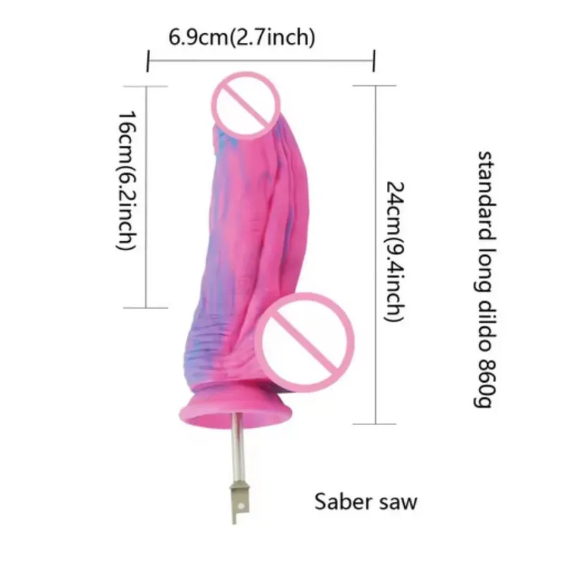 Saber Jigsaw Reciprocating Saw Large Silicone Dildos Reciprocating Saw 3XLR VAC-U-LOCK Adapter Attachments Sex Machine