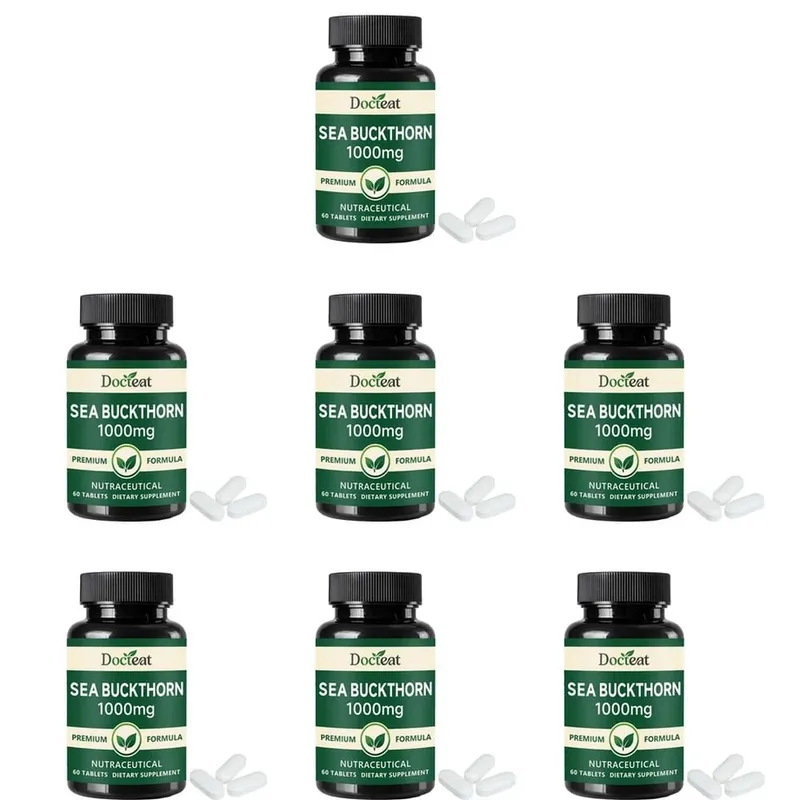 Docteat Sea Buckthorn 1000mg Tablets Daily Immune Function Support Antioxidant Nutrition Vitamin C Zinc Vitamin D3 60 Tablets — image 13