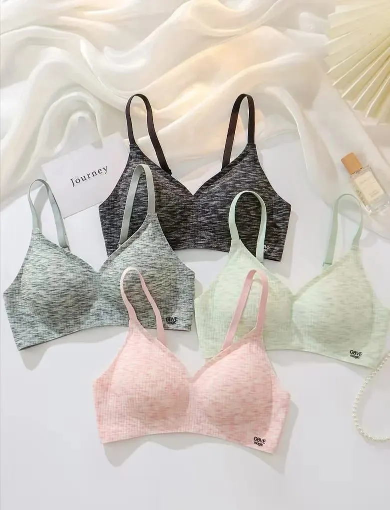 Women's Non-trace Jelly Push-Up Bra Soft Support Kumportableng Anti-Sagging Lingerie na walang Underwire para sa Araw-araw W — image 2