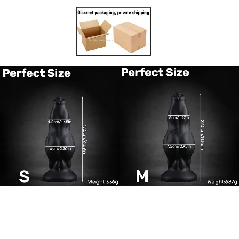 NEW Large Animal Penis Huge Dog Cock Dildo Suction Cup Masturbator Female Anal Butt Plug Big Anal Plug Adult Sex Toys Products — image 19