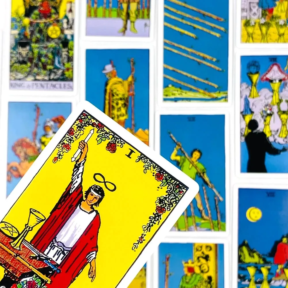 English/Spanish Version Classic The Rider Tarot Card Prediction Divination Board Game Toy Holiday Games Waite Tarot Deck Booklet — image 4