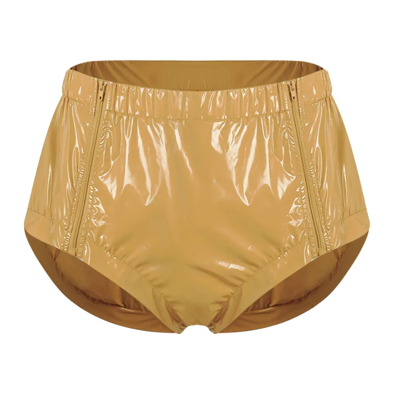 Men Waterproof Diaper Cover Elderly Bedridden Leak-proof Incontinence Briefs Tear-away Washable Adaptive Underwear Swimwear