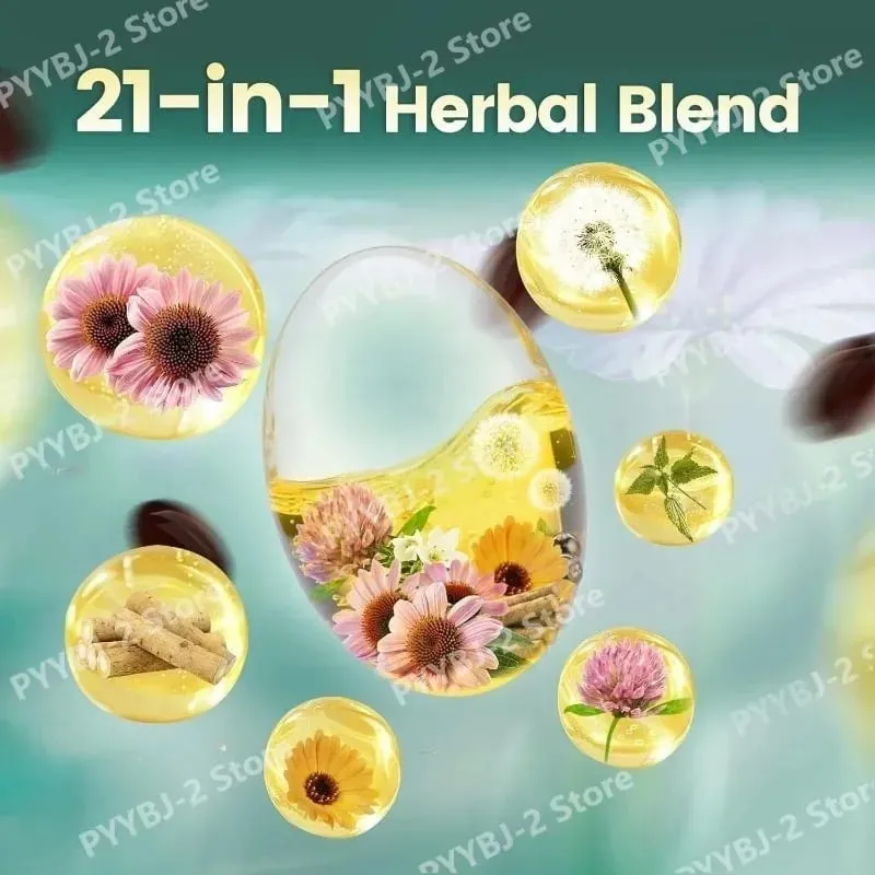 21 in 1 4275mg Lymphatic Drainage Capsules System Support 240 Softgels with Herbal Blend and Dandelion Burdock & Turmeric — image 5