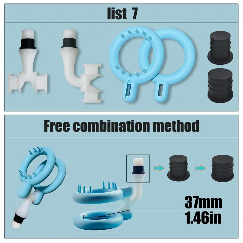 Men's Vibrating Masturbator Massage Gun Head Soft Silicone Attachments Adult Sexual Products Male Sex Toy Fascia Gun for Penis — image 8