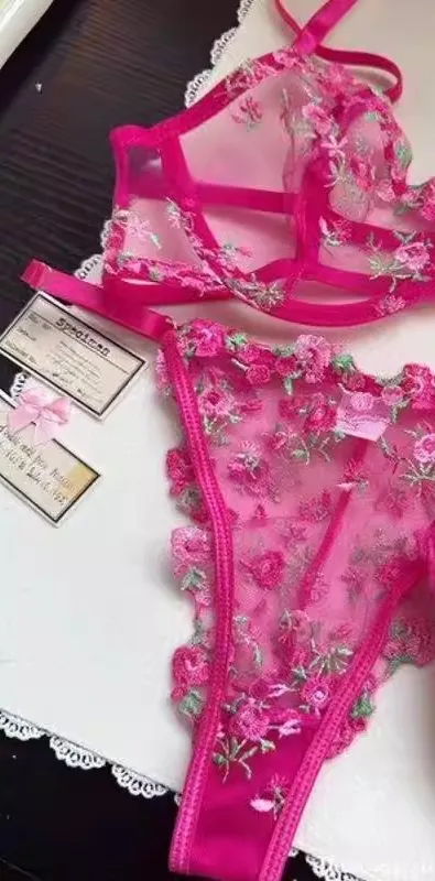 Sexy Sheer Lace Flower Embroidery Underwire Bra for Women Large Breast Minimizer Anti‑Sagging Comfort Everyday Wear YEMOMO S‑XL — image 9