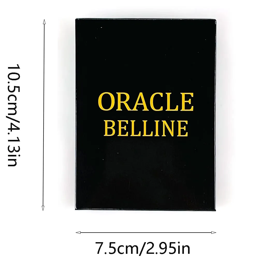 Oracle Belline Cards French Version Fortune Divination Oracle Cards Mysterious Psychic Reading Cards Game for Paper Instruction