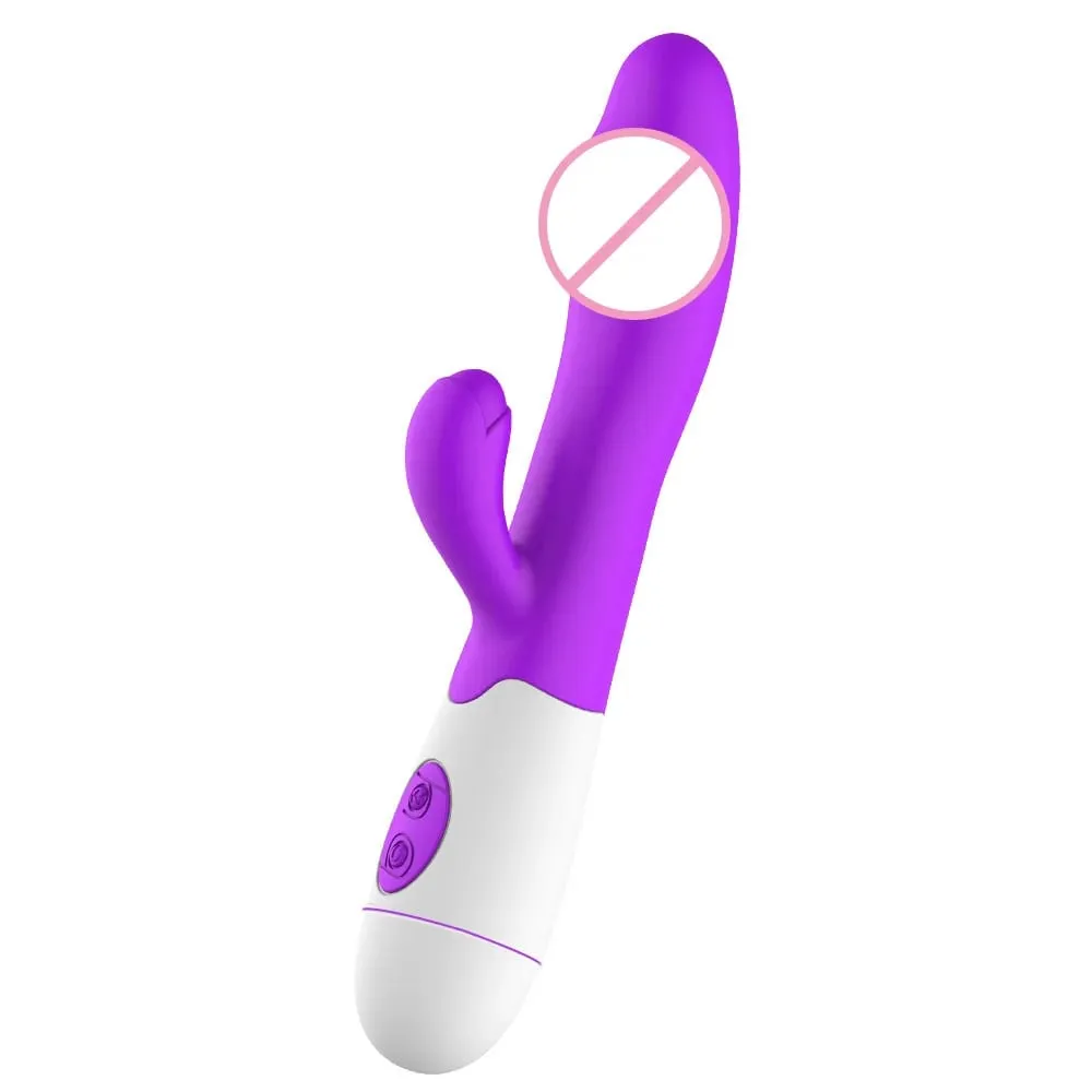 Anal Vagina Massage G-spot Masturbator Erotic Dildo Rabbit Vibrator Vibrators For Women 30 Frequency Dual Vibrating Sex Toys — image 5