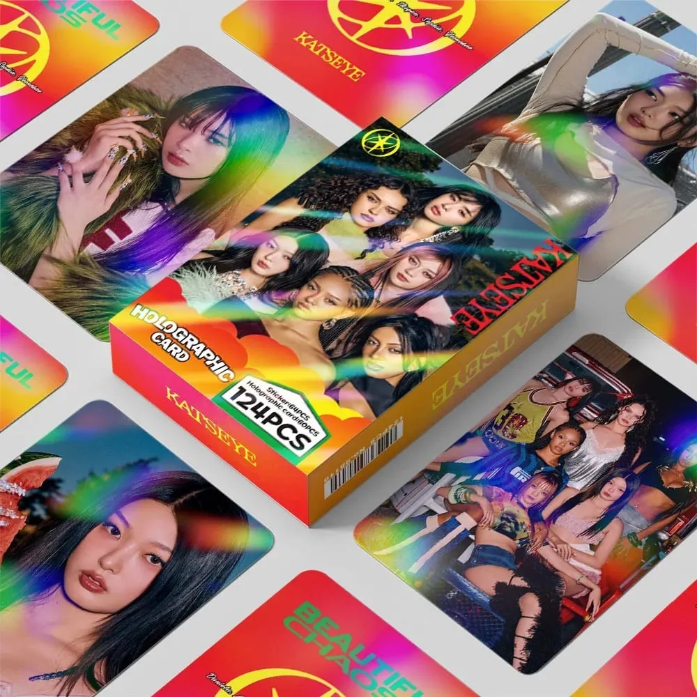 124PCS Korean Hot Idol MANON SOPHIA DANIELA LARA MEGAN YOONCHAE Self Made HD Lomo Cards Fans Collect Small Crds Fans Gifts — image 1