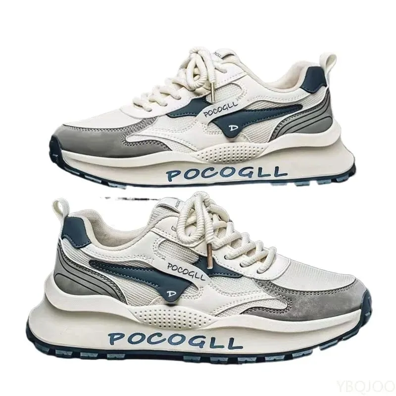 New summer fashionable versatile height increasing shoes mesh breathable soft soled shoes casual comfortable men's sneakers — image 5