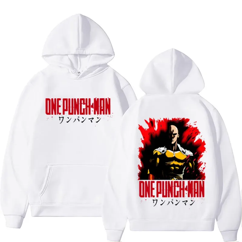 Anime One Punch Man Tatsumaki Hoodies Men Women Clothing Fashion Harajuku Oversized Pullover Men's Casual Sportswear Sweatshirt — image 2