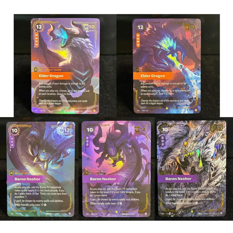 Runes Riftbound OGN Origin Genesis UNL Unleashed KaiSa Elder Dragon Collectible Alt Art Showcase Exclusive Holo Foil Proxy Card — image 8
