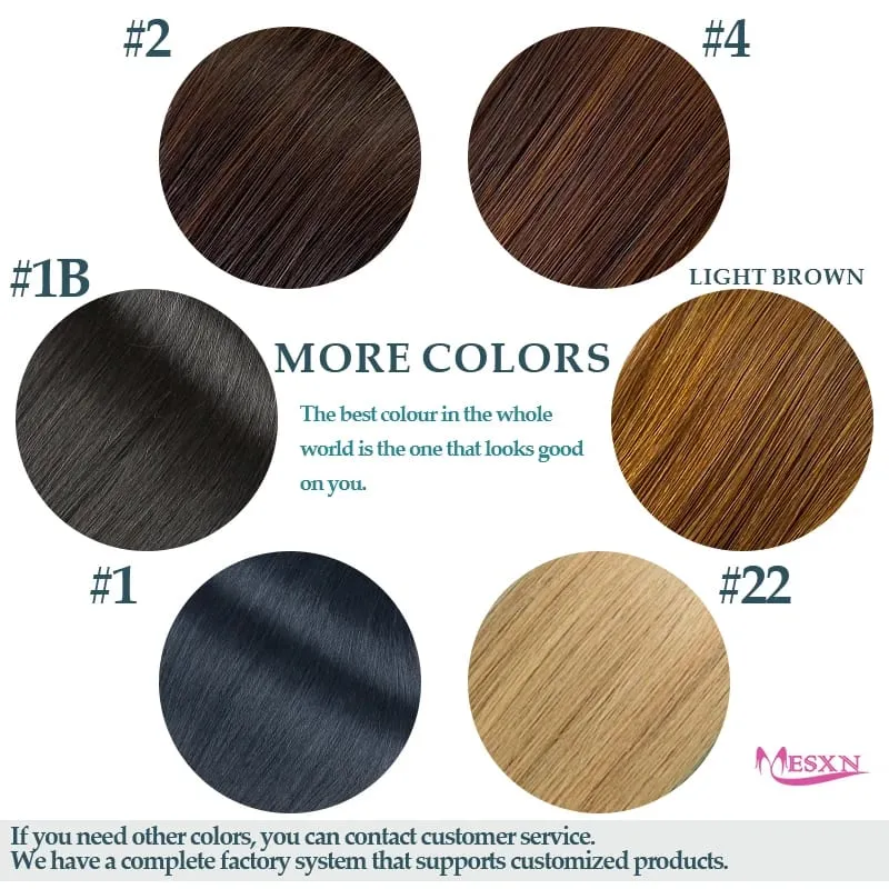 Mini Tape In Hair Extensions 100% Human Hair Real Natural Hair Tape Brown Blonde Can Be Permed And Dyed For Salon — image 5