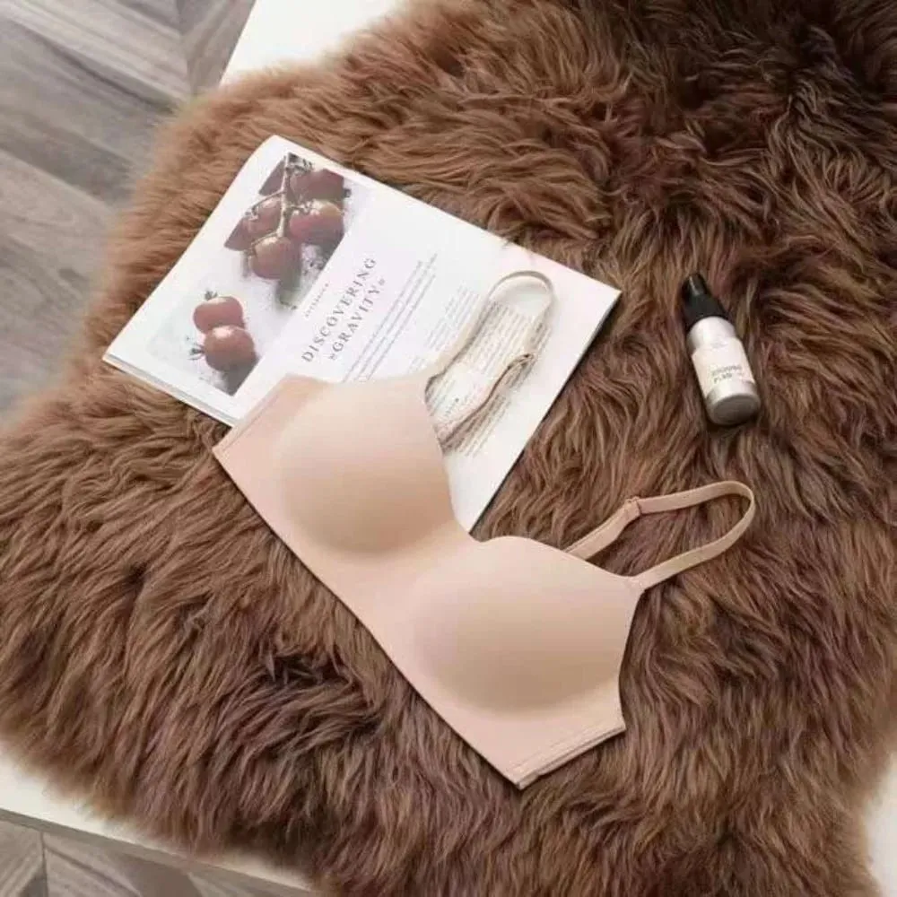 Soft Comfort Wireless Bra Thin Cup Breathable Fabric Seamless Bra Elastic Material Elastic Tube Top Bras Lingerie Beauty — image 6