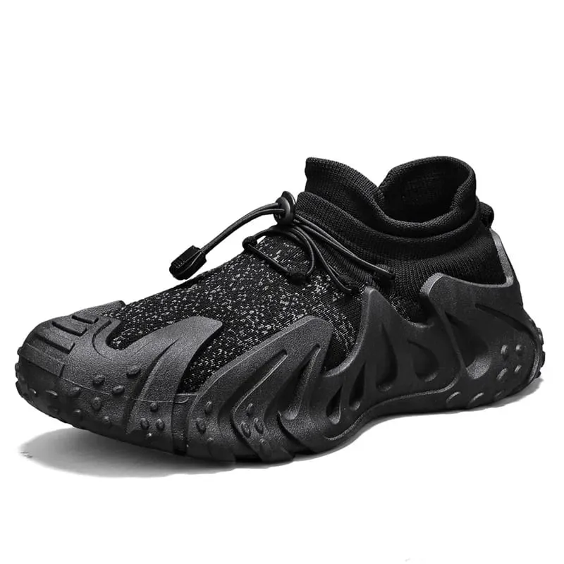 Men's mesh casual sneakers four seasons breathable light soft-sole anti-slip comfort walking shoes outdoor sports running shoes