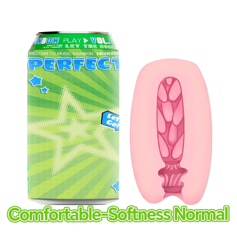 YUU Sex Toys Masculino Escondido Enlatado Copo Masturbação VER.2 Soft STPE Bolso Artificial Buceta Masturbadores para Homens Onahole 7 Cores
