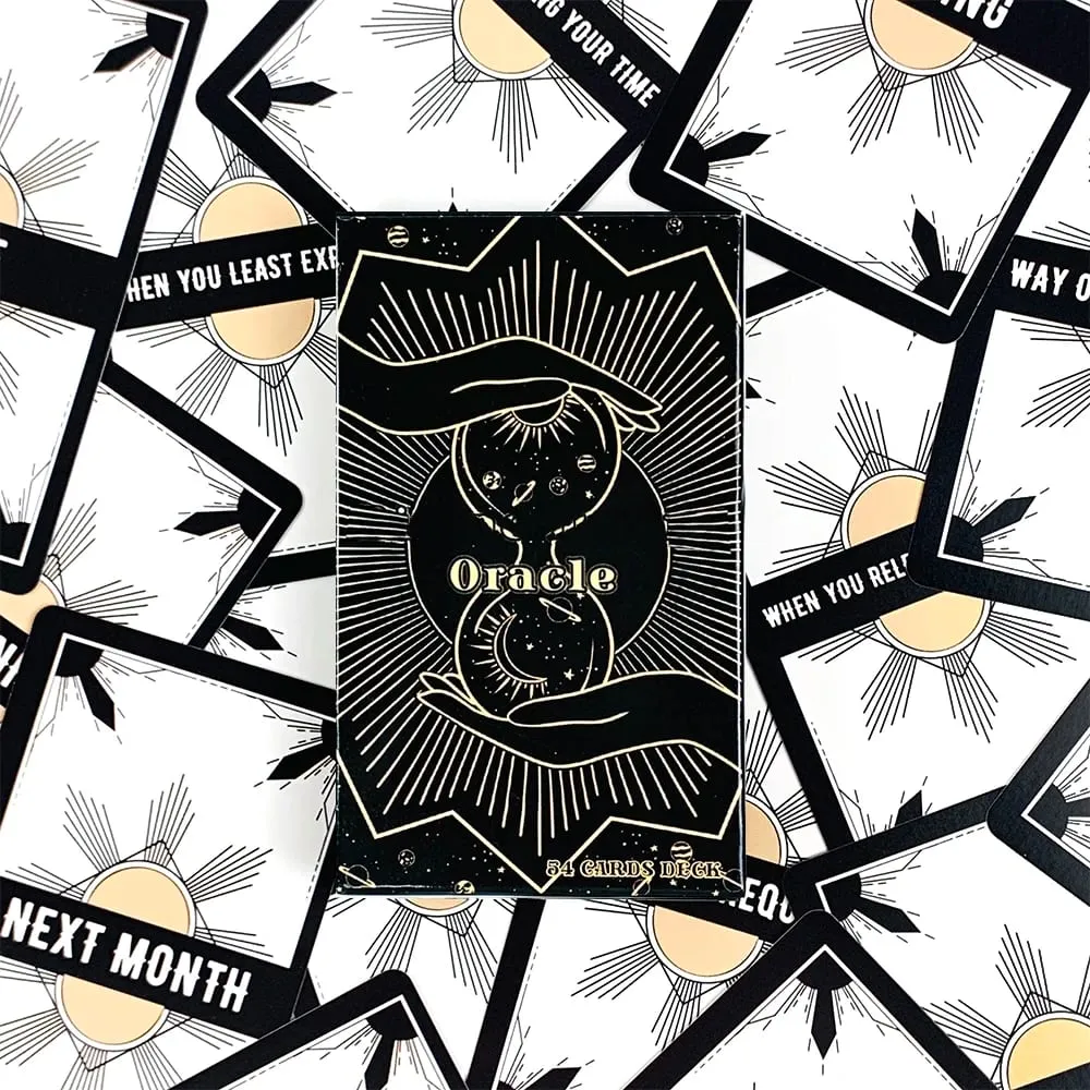 New 54 Oracle Cards Family Gathering Card Game- When? Get Quick Answers To Time Related Questions With This Oracle Deck — image 3
