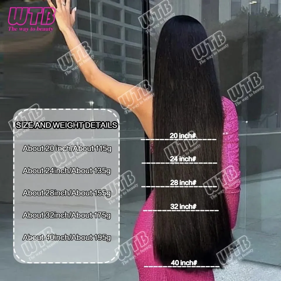 Extra Long Straight Synthetic 5 Clip Hair Extensions Ponytail Extension For Ladies Girls 20~40 Inches Clip In Extensions Hairpie — image 5