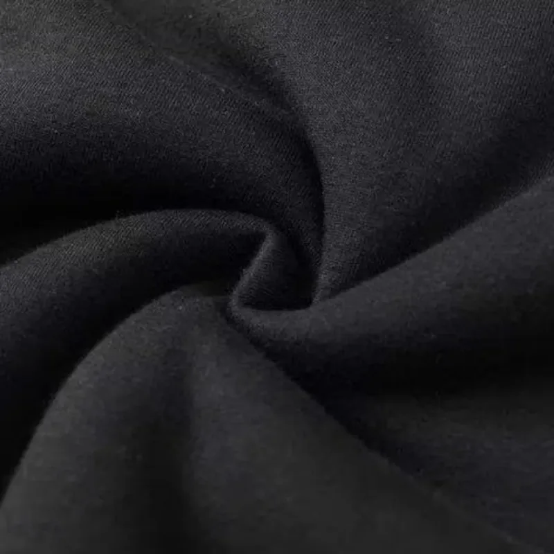 Lamb Fleece Lined Fleece Lined Sweatshirt Thick Warm Thermal Loose Fit Long Sleeve Sweatshirt Autumn Winter Weight — image 2