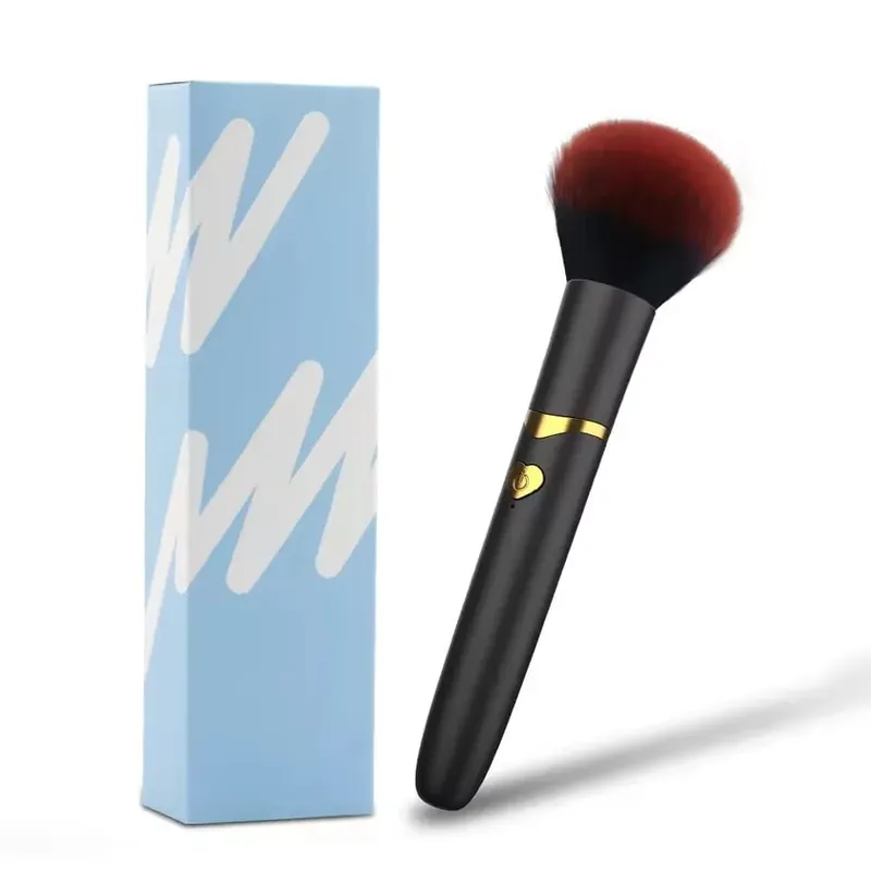 Makeup Brush Vibrator for Women Powerful Vibrating Nipple Clitoral Stimulator 7 Speed AV Wand Sex Toys for Couples Adults 18+