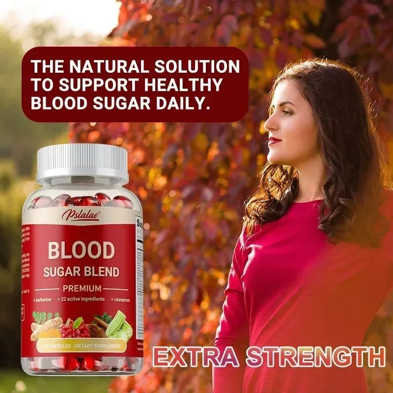 Blood Sugar Blend Capsules - Balanced Blood Sugar Metabolism Improves Hypoglycemia Increases Energy Improves Vitality — image 4