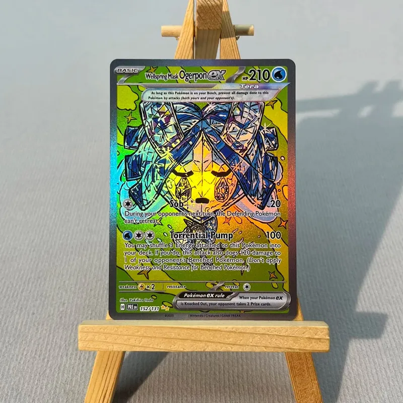 PRE PTCG5-001 Tcg proxy PKM Cards Vaporeon ex Espeon ex Rare Collection Battle Toys Gifts for Hobbies home play