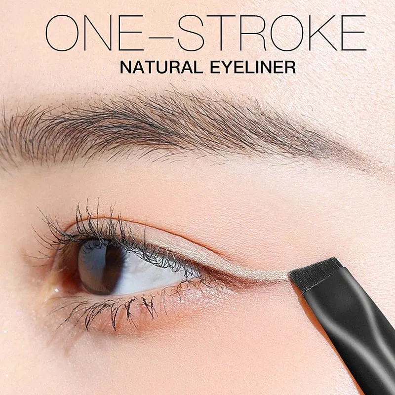4pcs Blade Makeup Brushes Angled Thin Eyebrow Brush Flat Fine Eyeliner Brush Professional Liner Brow Make Up Tools — image 4