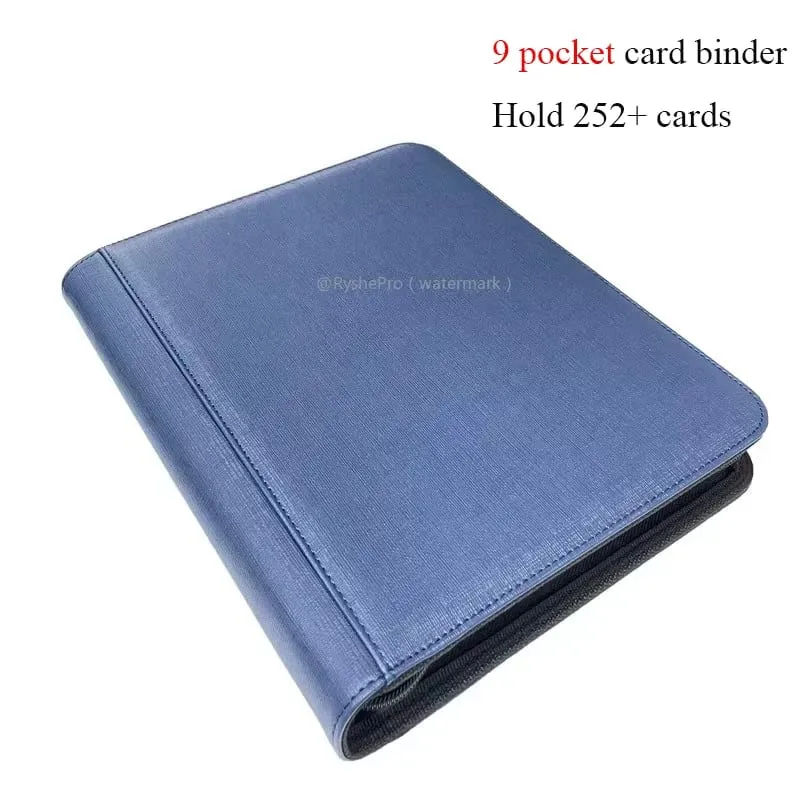 4 กระเป๋า Toploader Binders TCG สำหรับ PKM ถือ 112 + 3 "X 4" Toploaders หนังสองด้านกระเป๋าสำหรับ MTG PTCG การ์ด — image 9