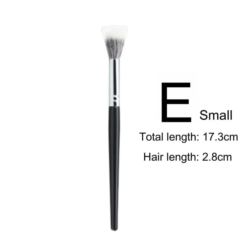 Stippling Highlight Makeup Brushes Blush Gedehår Multifunktionel Beauty Foundation Make Up Brush Tools — image 22