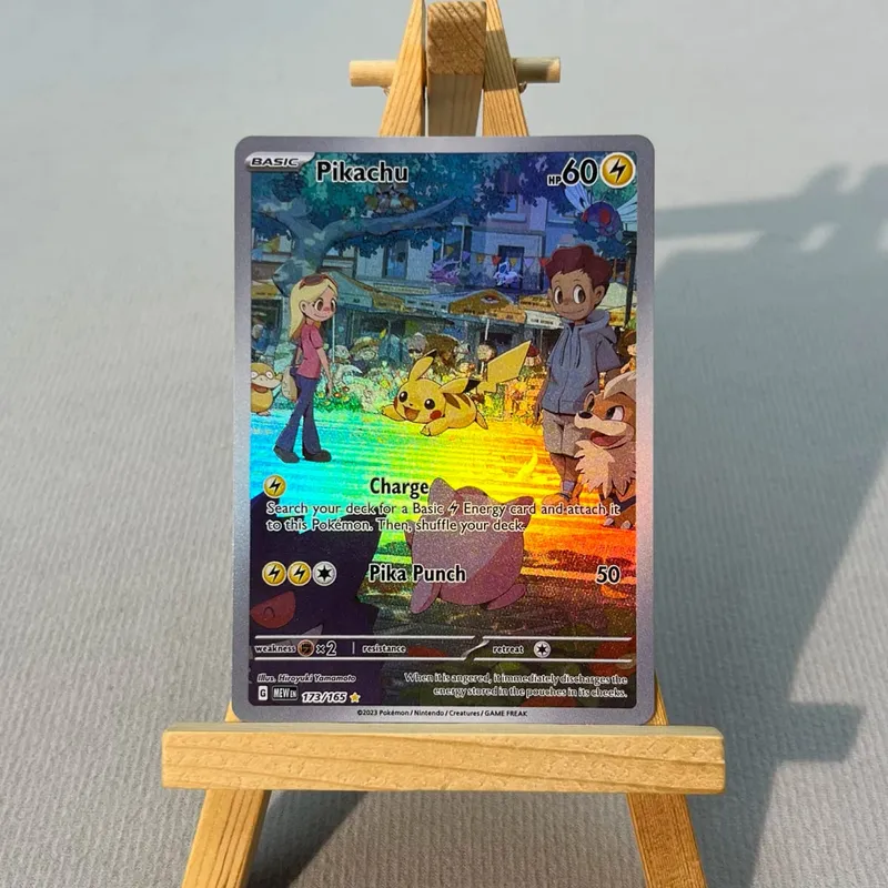 MEW PTCG13-003 Tcg proxy PKM Cards Charizard ex Bulbasaur Charmeleon Rare Collection Battle Toys Gifts for Hobbies home play — image 14