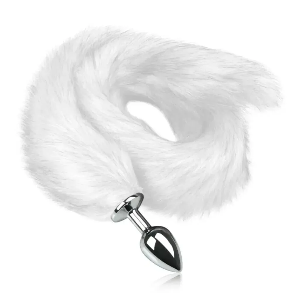 Foxtail Role Playing Metal Butt Plug Adult Sex Toys SM Anal Sex Toys Suitable Beginners Male Female Couples in Various Colors — image 5