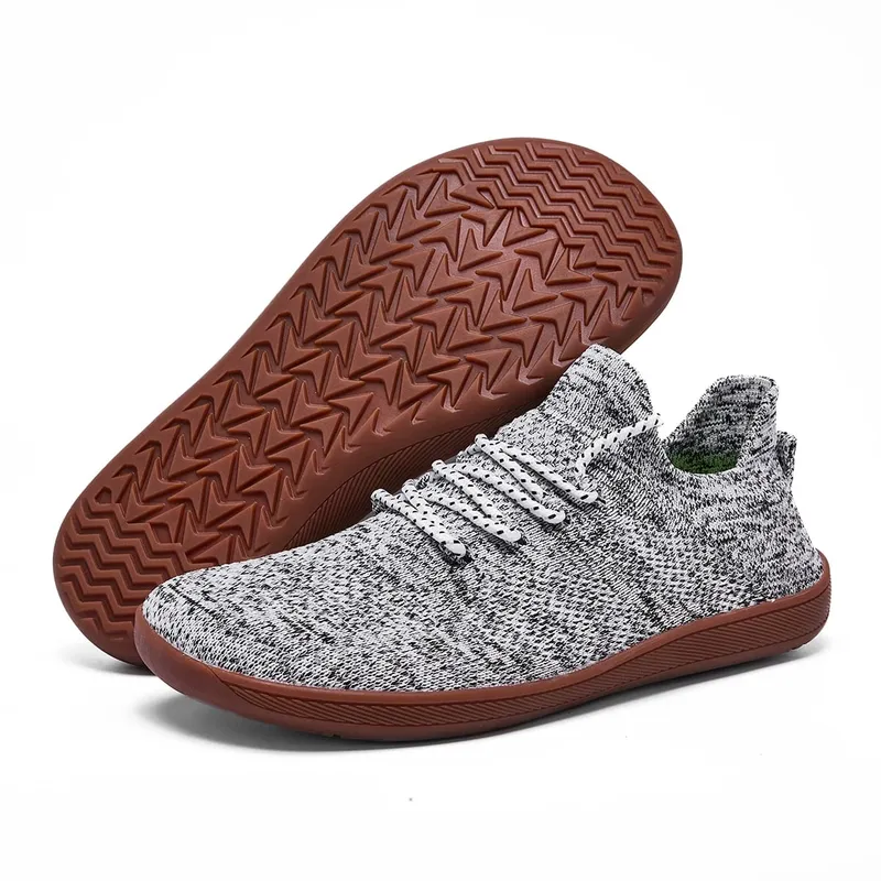 Minimalist Barefoot Shoes Unisex Lightweight Breathable Zero Soles Wide Toe Men's Running Shoes Outdoor Casual Walking Shoes