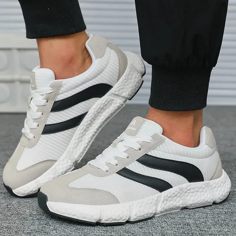 Unisex EVA Soft Sole Running Shoes Lightweight Vintage Multi-Use Sneakers Big Size Breathable Wear Resistant Walking TennisShoes