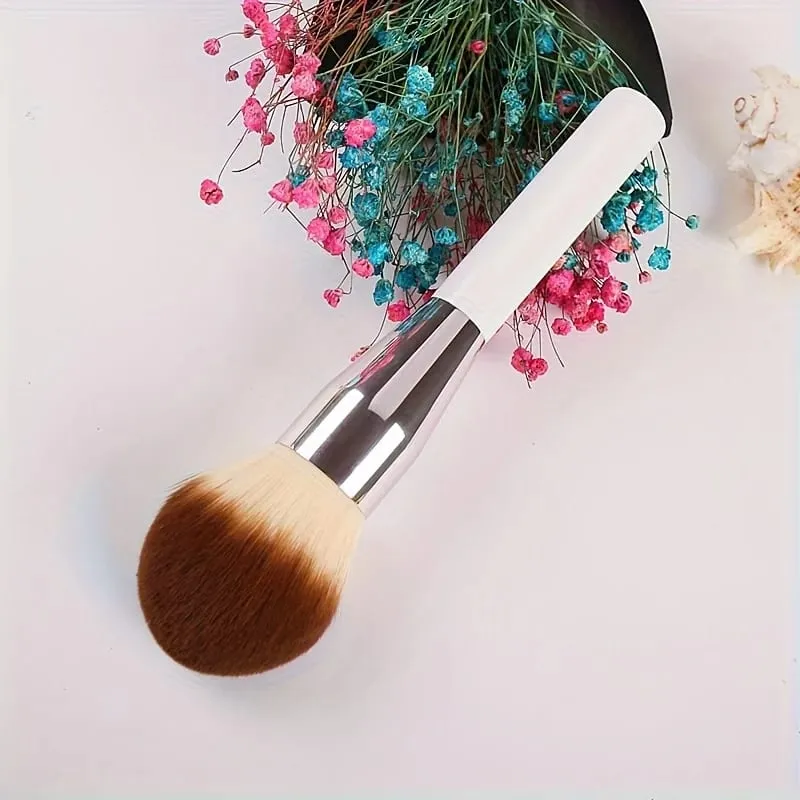 Big Size Powder Makeup Brushes Quick Powder Contour White Handle Synthetic Hair Make Up Brush Beauty Tools Cosmetics — image 5