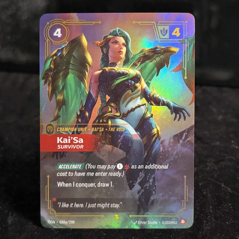 Runes Riftbound OGN Origin Genesis UNL Unleashed KaiSa Elder Dragon Collectible Alt Art Showcase Exclusive Holo Foil Proxy Card — image 15