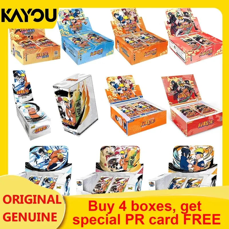 Kayou Genuine Naruto Cards Booster Pack Sasuke Flash Collection Card Anime Figure Toy Gift For Kids Birthday Christmas — image 1