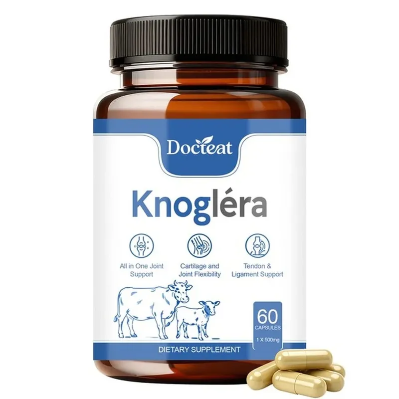 Docteat Knoglera MSM Joint Support Capsules Joint Comfort Cartilage Health and Joint Flexibility for Daily Mobility 60 Capsules