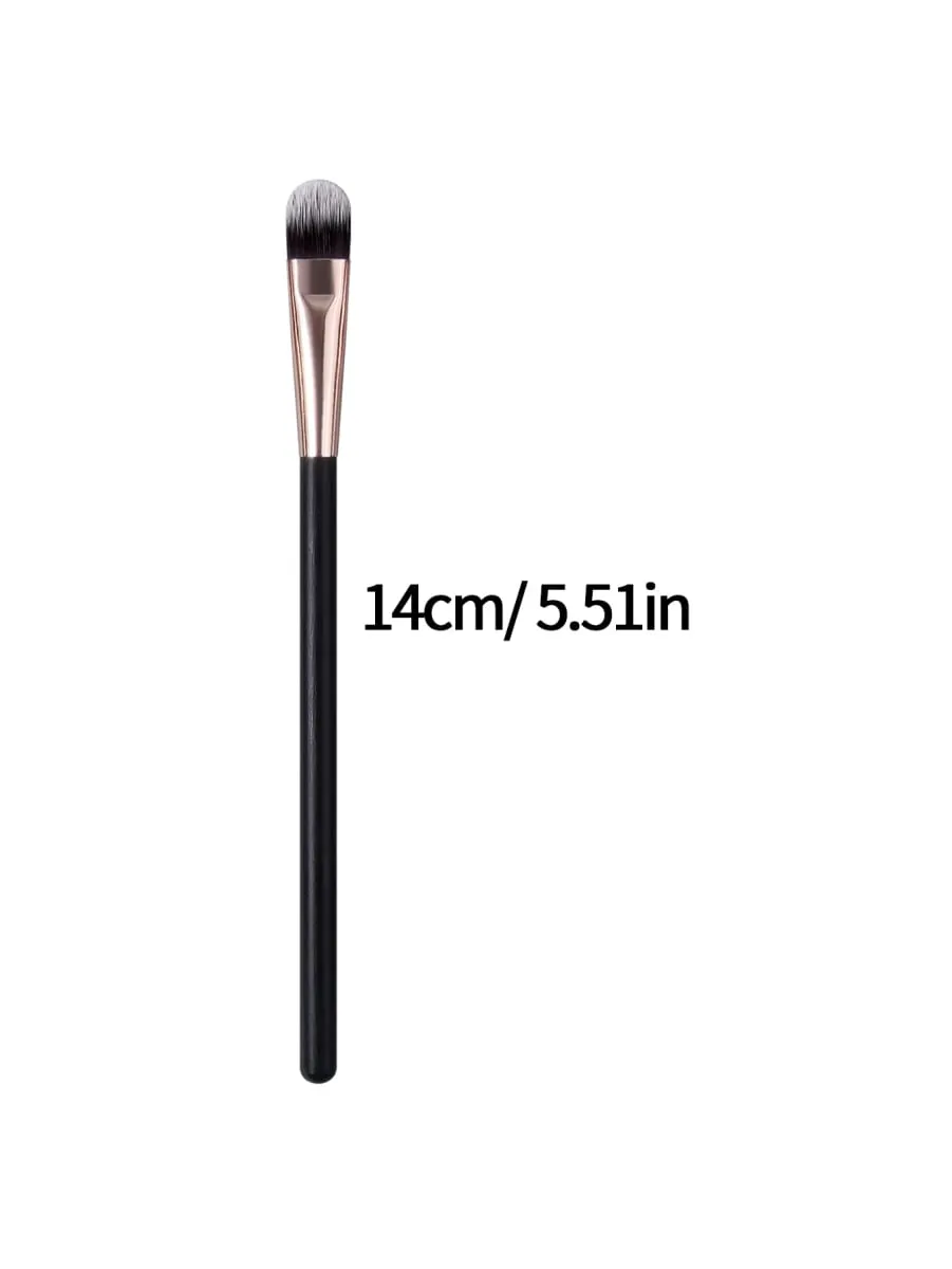 Wholesale 25PCS Single Eyeshadow Shader Brush Fluffy Dual-Tone Hair Eye Makeup Applicator Bulk Eyeshadow Brushes For Salon Perso — image 2