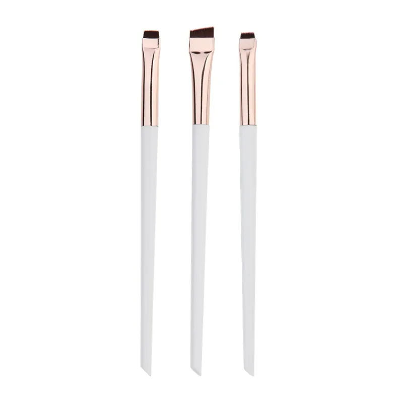 3Pcs/set Blade Eyeliner Brushes Eyebrow Brush Portable Flat Fine Eye Liner Brow Contour Makeup Brush Make Up Tool