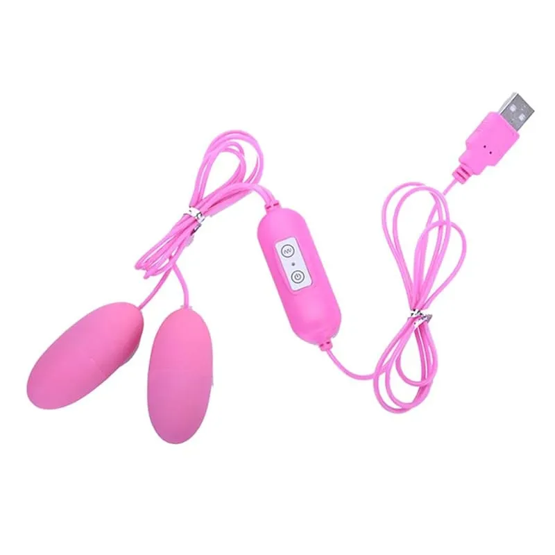 Dual Motor Bullet Vibrator Vibrating Egg USB Rechargeable Clitoral Stimulator Massager Multi Speed Pleasure Sex Toy — image 9